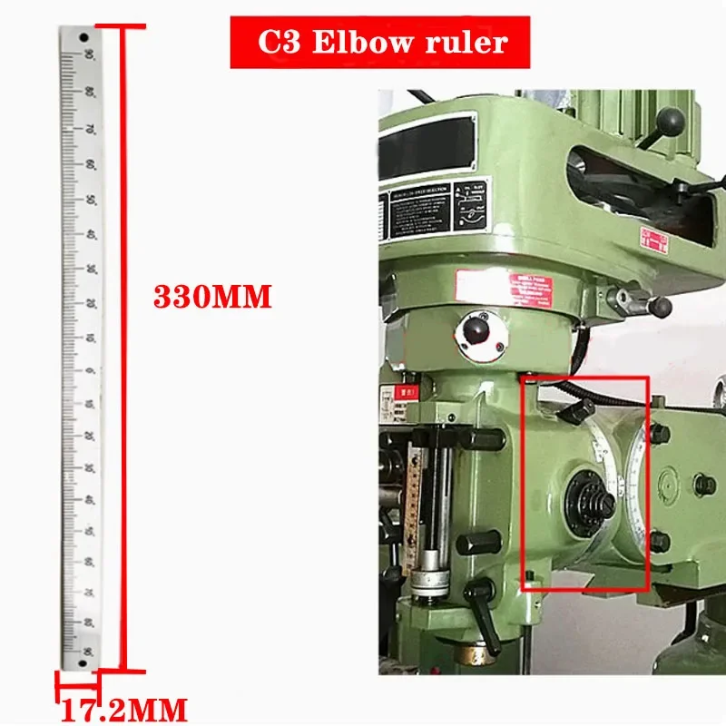 1PC CNC Bridgeport Milling Machine Accessories Spindle Upper and Lower Ruler Inner Hole Angle Ruler Turret Milling Machine milling machine tools,tilting milling table,cnc engraving milling upgrade kit