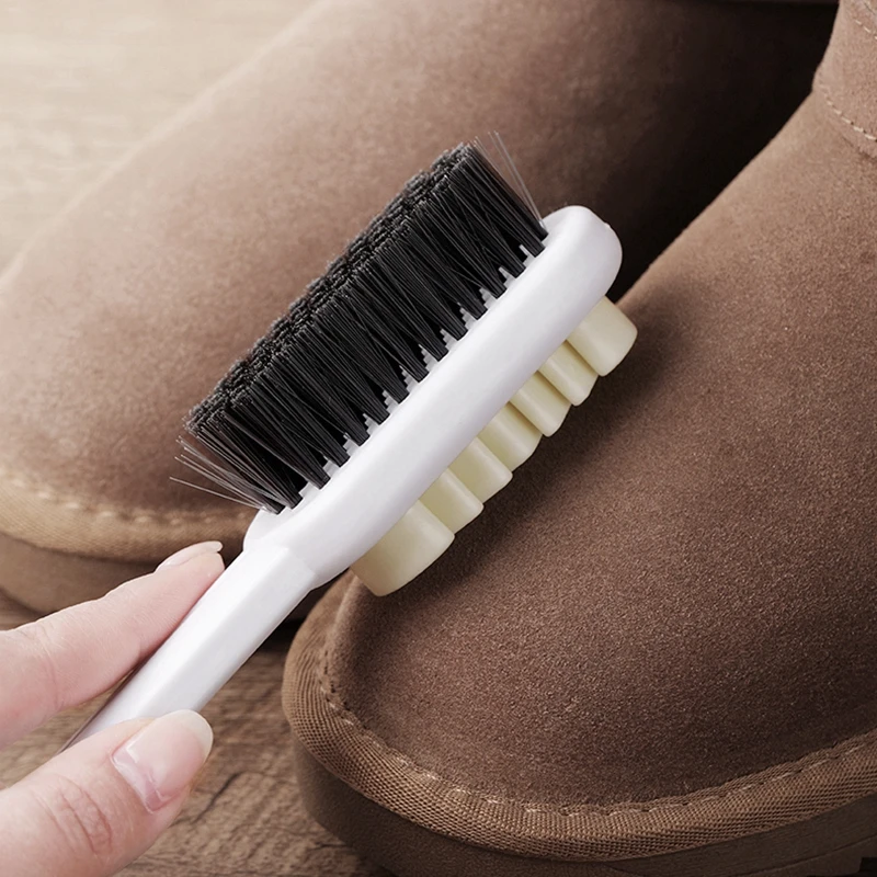 Brosse en daim pour le nettoyage des chaussures - brosse à chaussures  nubuck pour bottes en daim