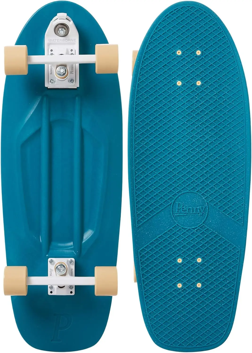 

29 Inch Ocean Mist High-Line Surfskate, The Original Plastic Skateboard