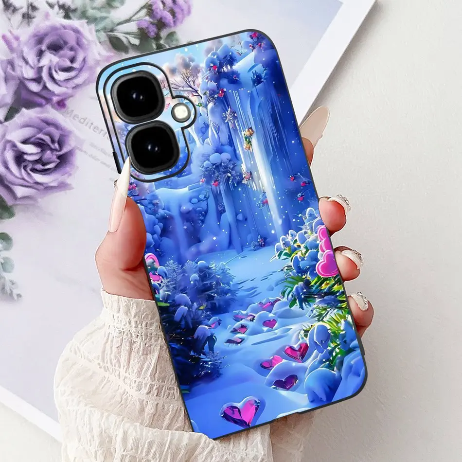 Elegant Floral Butterfly Soft Silicone TPU Phone Case