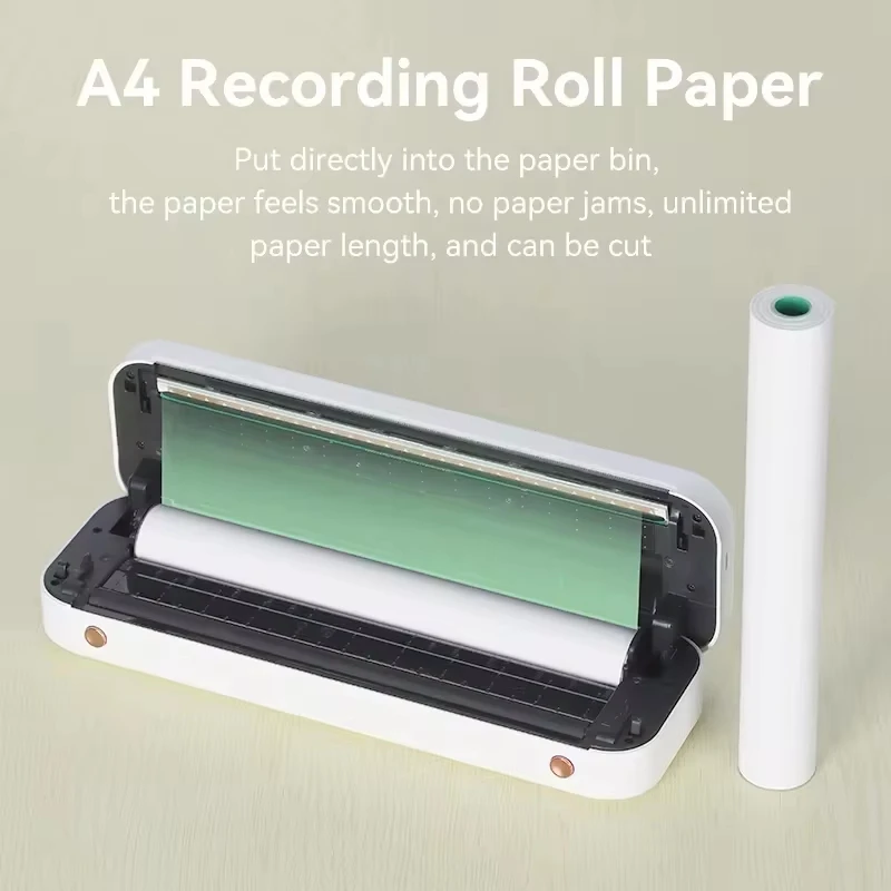 A4 Thermal Printer Paper 100 Pages Folded For A40 Printer PocketJet HPRT MT800/MT800Q thermal printer paper