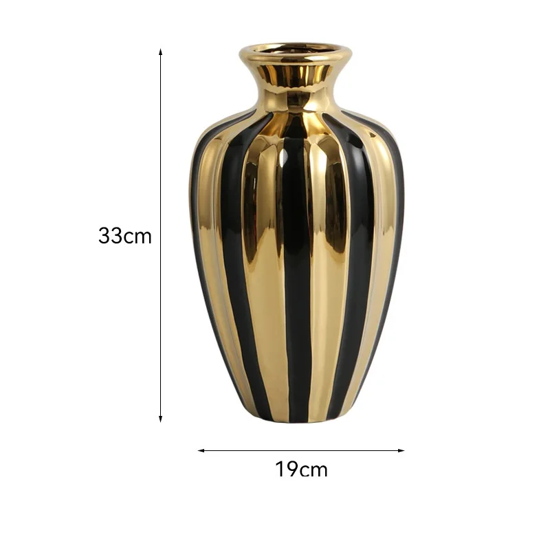 Creative living room vases, flower arrangements, ceramic jars, dining table decorations, handicrafts 6