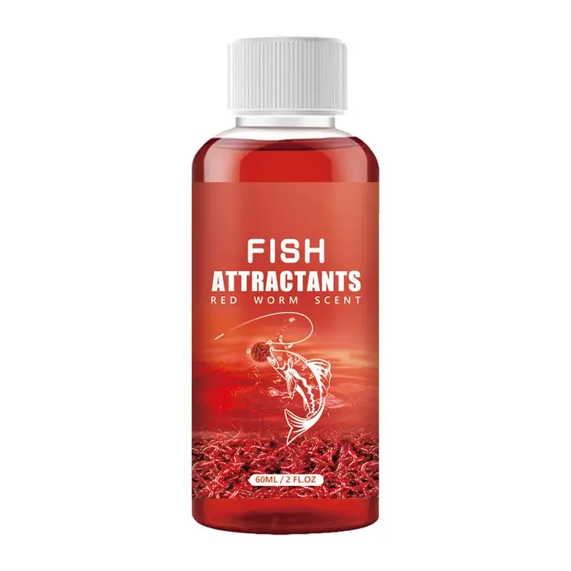 

Red Worm Liquid Bait High Concentration Fish Bait Attractant Enhancer 60ml Fishing Bait Additive Liquid For Freshwater Saltwater