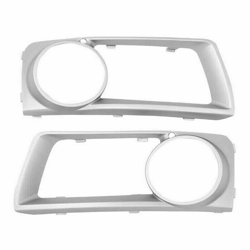 51117312595 51117312596 1Pair LH+RH Bumper Fog Light Grill Cover Trim Replacement Parts For BMW E71 X6 2012 2013 2014