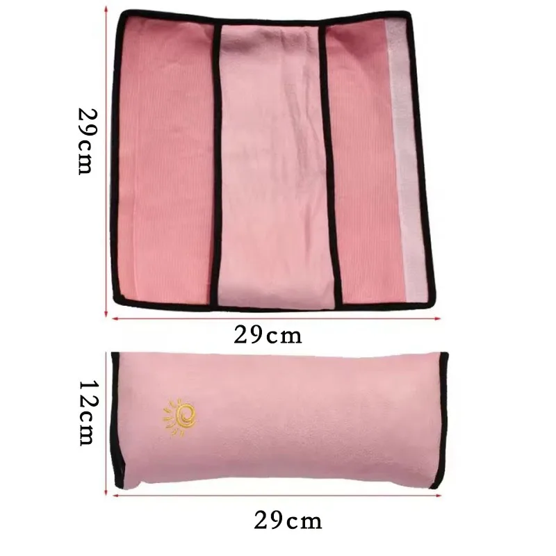 Child Safety Shoulder Guard Belt Suede PP Cotton Car Seat Accessory