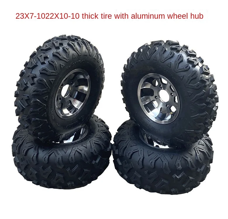 

Beach go kart 23X7-10 22X10-10 inch thickened tires with aluminum wheels
