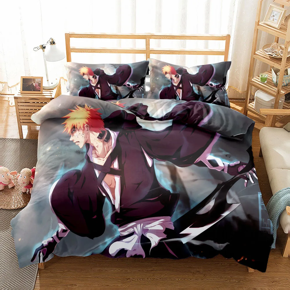 Ichigo Bleach Comics Bedding Set Small Single Twin Double Queen