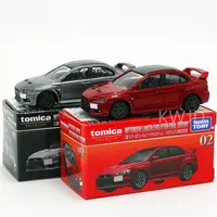 TOMY Mitsubishis JDM Lancer Evo X Alloy Car Diecasts & Toy Vehicles Car Model Miniature Scale Model Car For Children 1