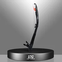 EXP VISION Dry Snorkel, Adult Dive Snorkel Free Breath Diving Snorkel Tube Food-Grade Silicone Mouthpiece Snorkeling Gear 1