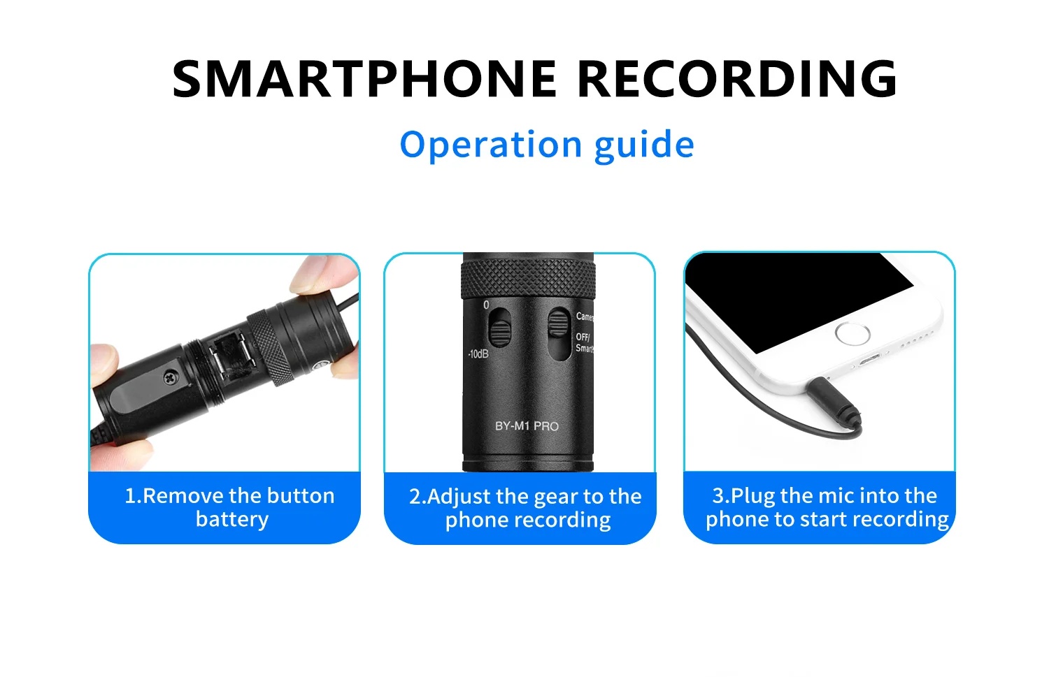 Boya BY-M1 Pro Universal Lavalier Microphone in Bangladesh