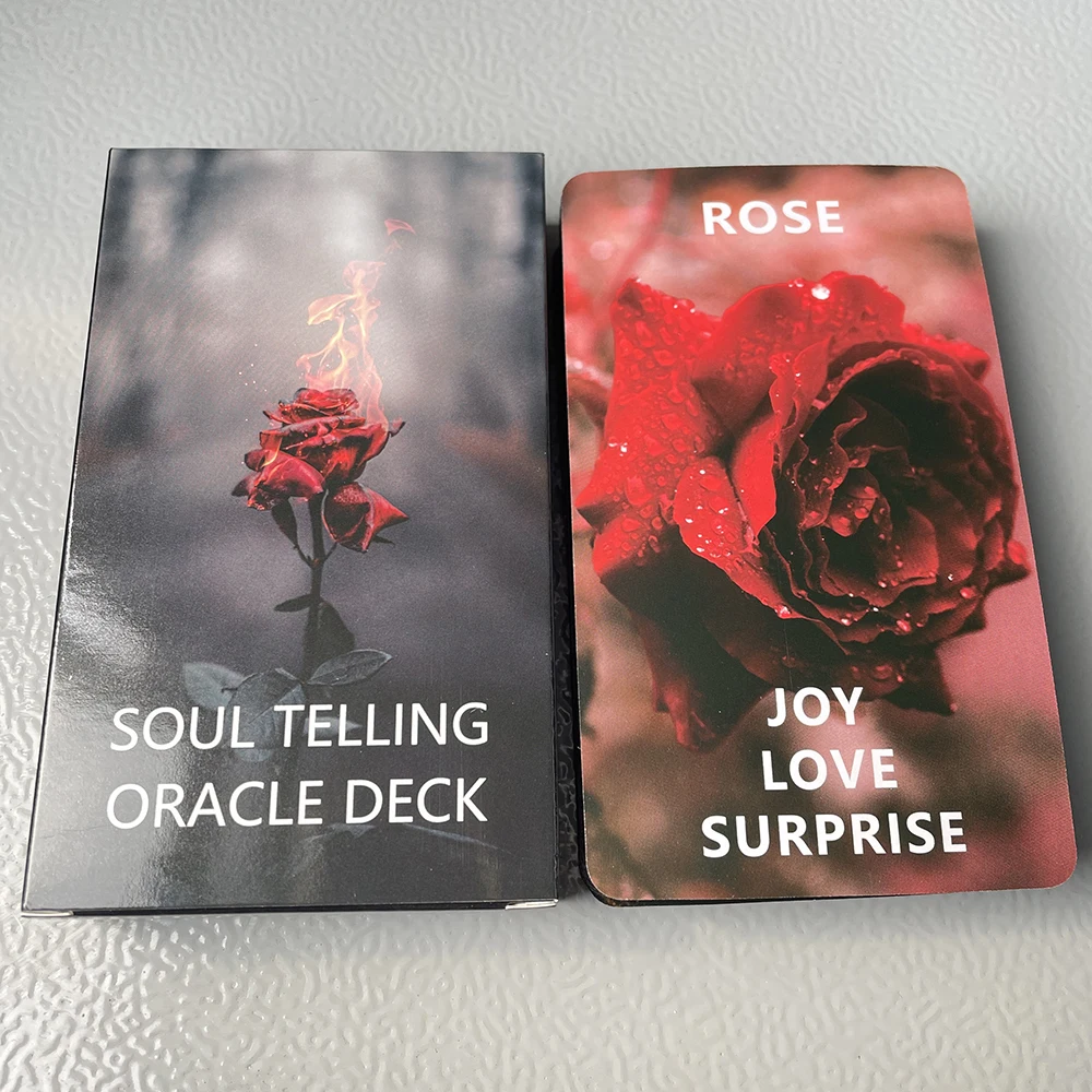 Soul Telling Oracle Deck Twin Flame love Tarot Clarity Cards Prophecy Keywords English Version Divination true emotional oracle cards 400 gsm paper fortune telling toys prophecy divination 80 cards english version tarot deck