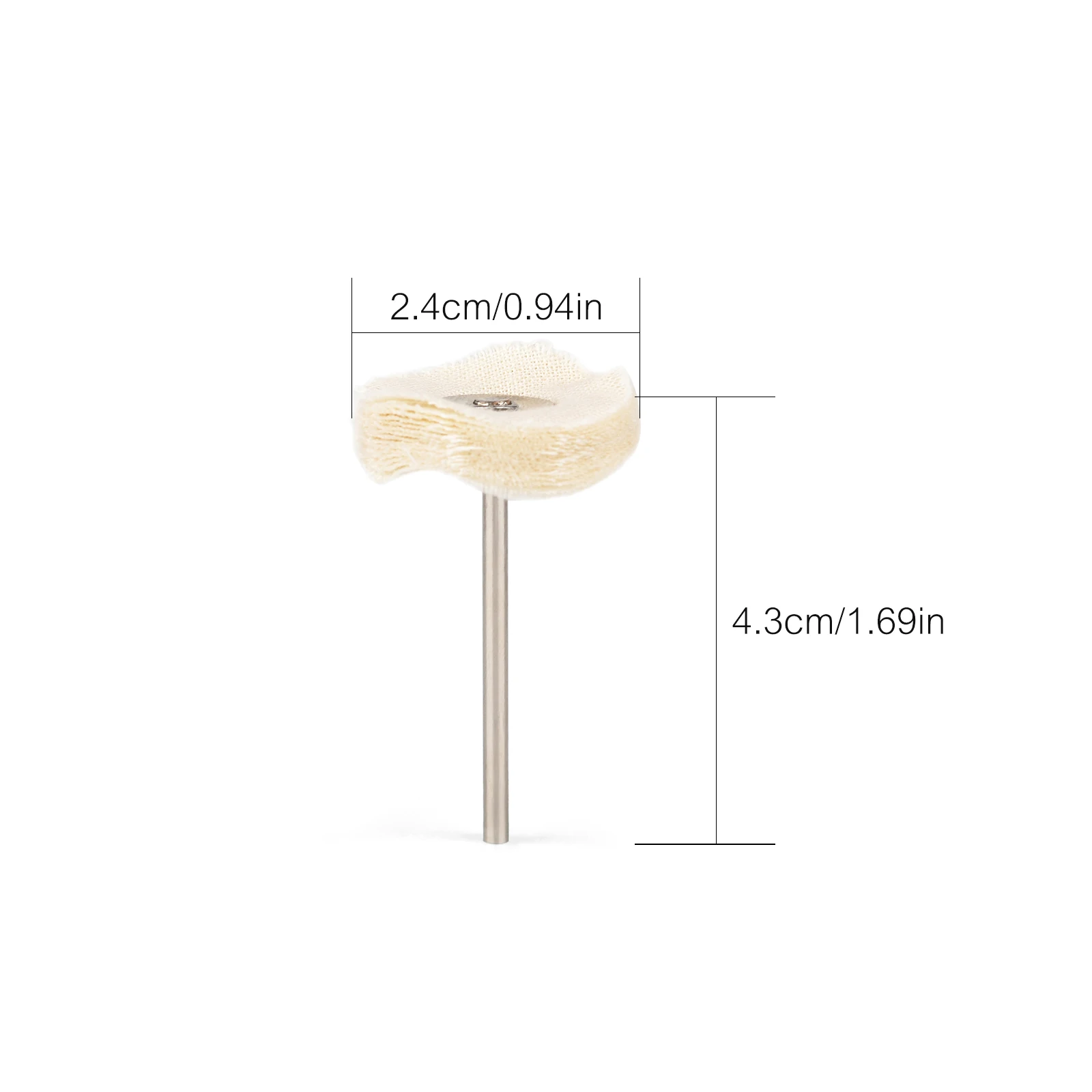 Nail Bit Polishing Buffing Wheel Cotton Cloth Little Buffer Wheels for Rotary Nail Drill Tools Buff Polish Clean and Shine Nails 5