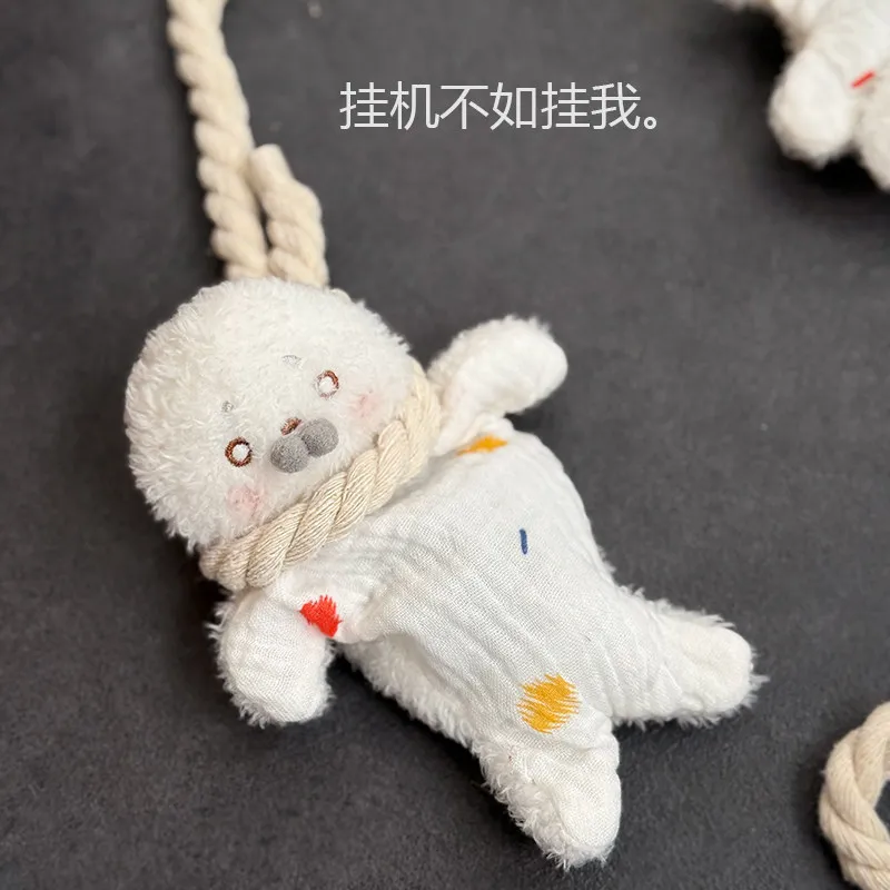 귀여운 펜던트 카와이 물개 인형 장난감 재미있는 떠다니는 명상하는 물개 봉제인형 펜던트 여자친구와 아이들에게 적합한 선물