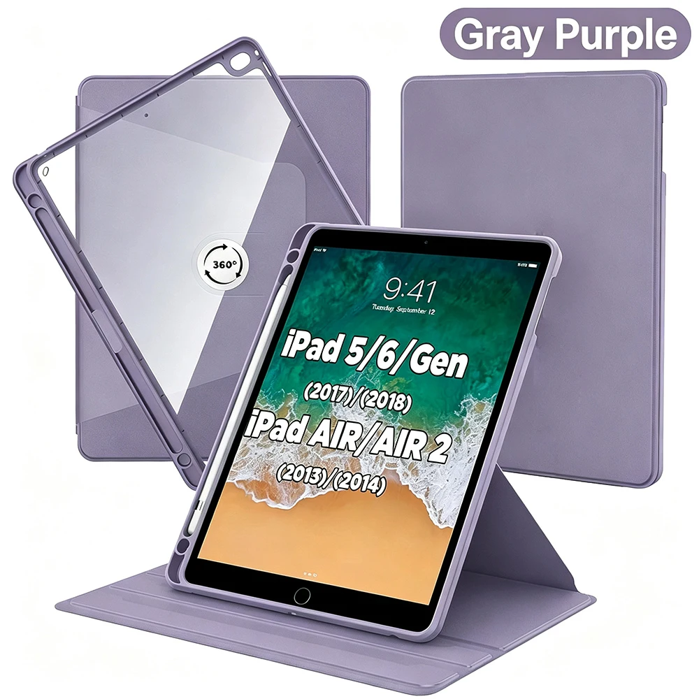 360° Rotating Smart Tablet Case, Premium Protection and Versatility