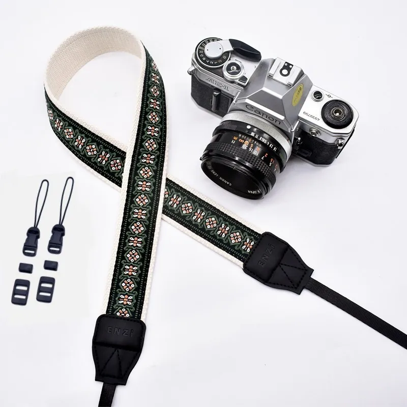 Digital Camera Pressure Relief Shoulder Strap For Micro Single Canon Fuji Crossbody Bag Lashing Retro Art Quick Release Strap