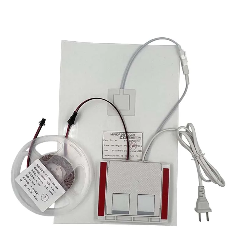 스마트 스위치 터치 조광기 LED 조명 미러, 듀얼 터치 스위치, 김서림 방지 AC110V-240V 전원 공급 장치 드라이버, 스마트 미러 센서