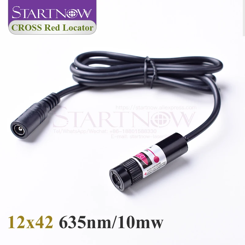 Laser Locator Cross Positioner 5V 660nm 100mw 12x42 Beam Cross laser Marker guide Indicator For Woodworking Carving Machine