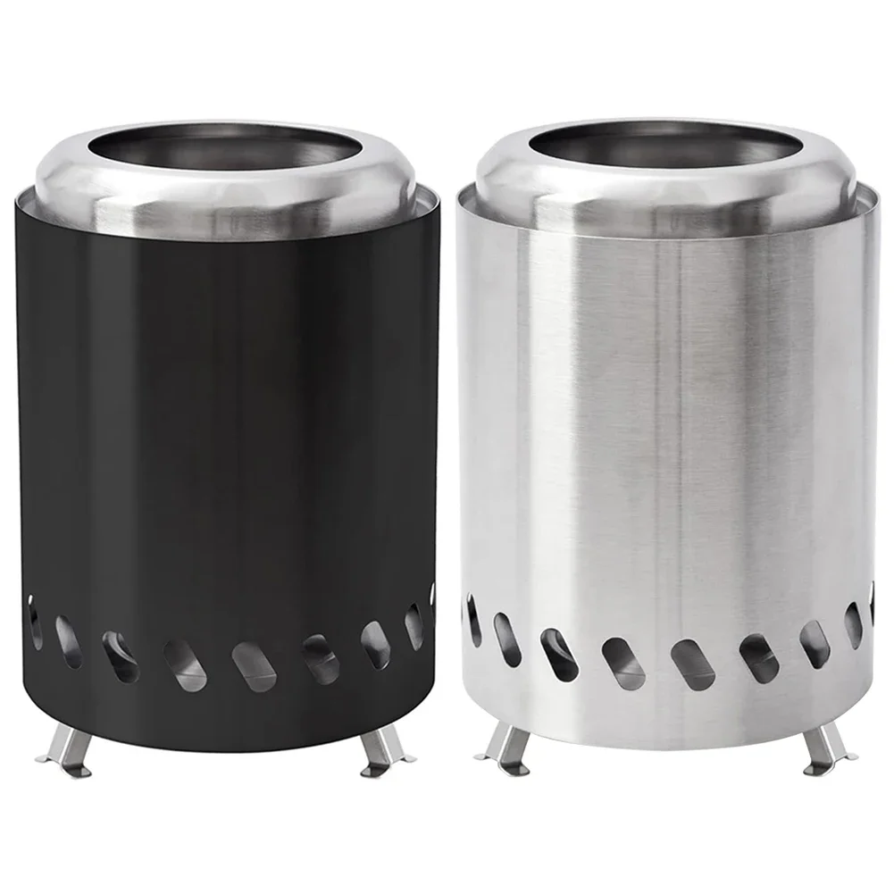 Smokeless Tabletop Fire Pit Indoor Outdoor Table Top Firepit Portable Mini Stove Wood Burning Or Pellet Fueled Portable Bonfire