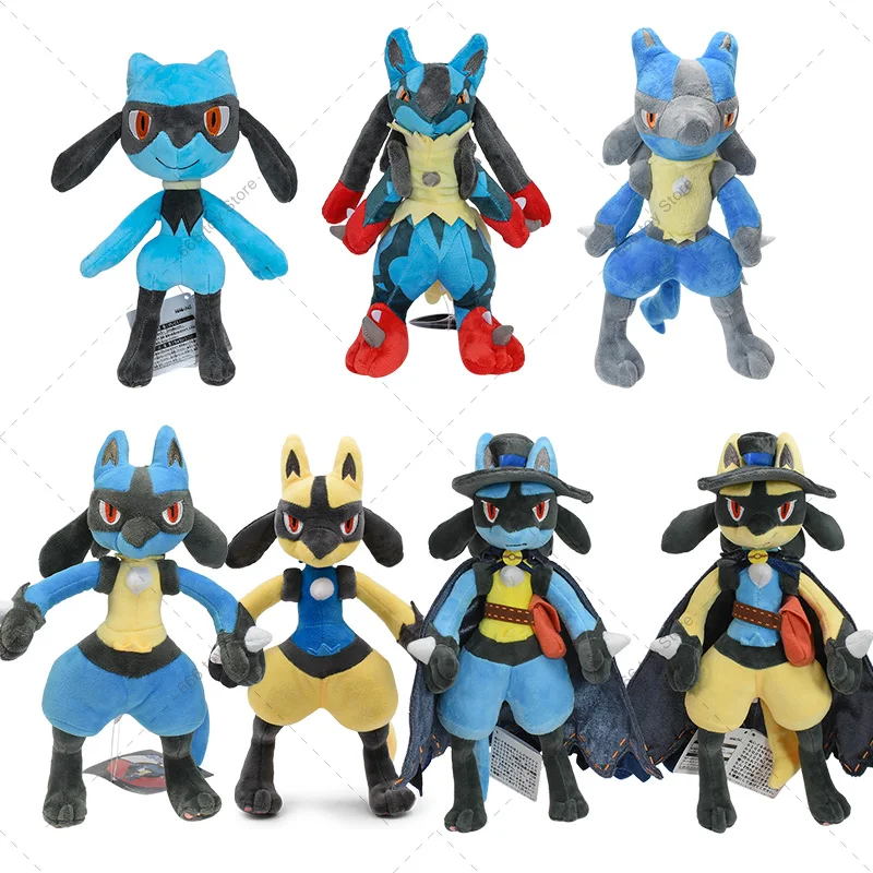 Pokemon Plush Toys Stuffed Animals Riolu Lucario