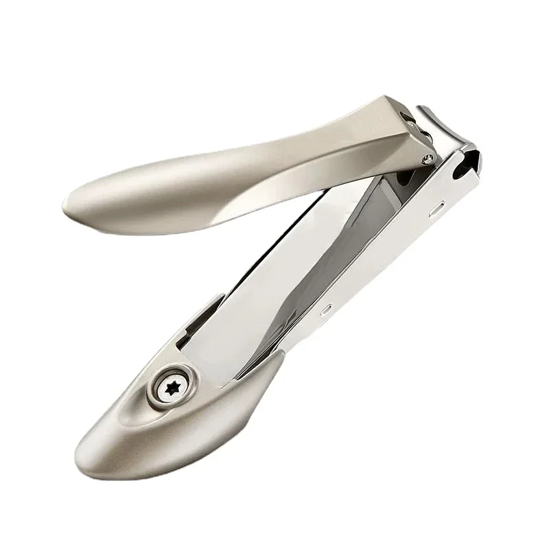 Portable Ultra Sharp Nail Fingernail Clipper Steel Wide Jaw Opening Anti Splash Manicure