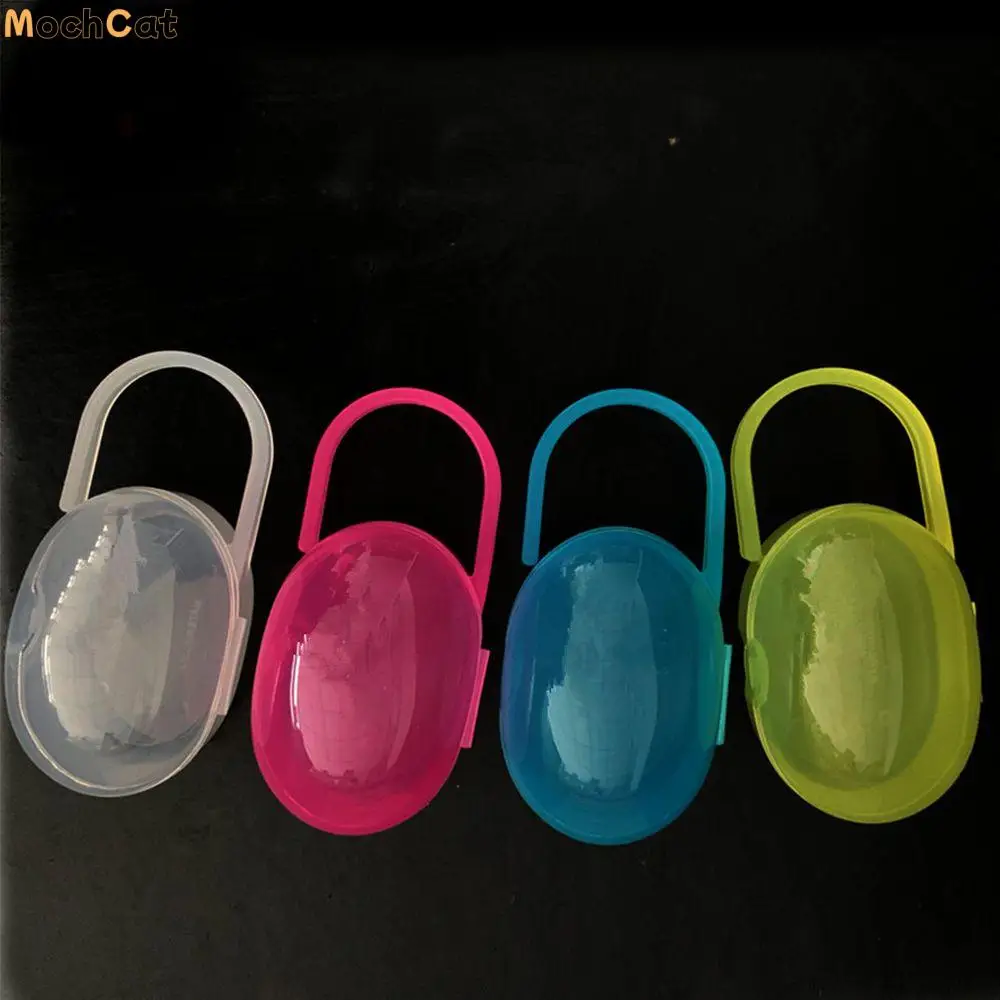 Baby Solid Pacifier Box Soother Container Holder Pacifier Box Travel Storage Case Safe Holder PP Plastic Size S pacifier holder plastic pacifier box