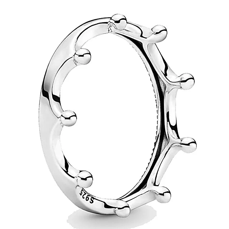 

Original Moments Polished Crown Ring For Women 925 Sterling Silver Wedding Gift Fashion Jewelry