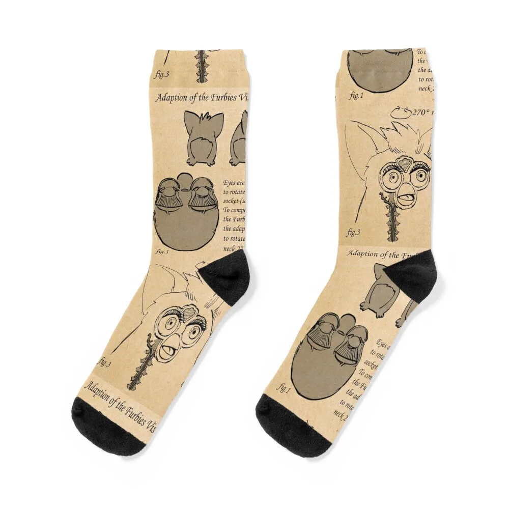 Furby anatomy Socks Children's socks Run hip hop Men's Socks Women's