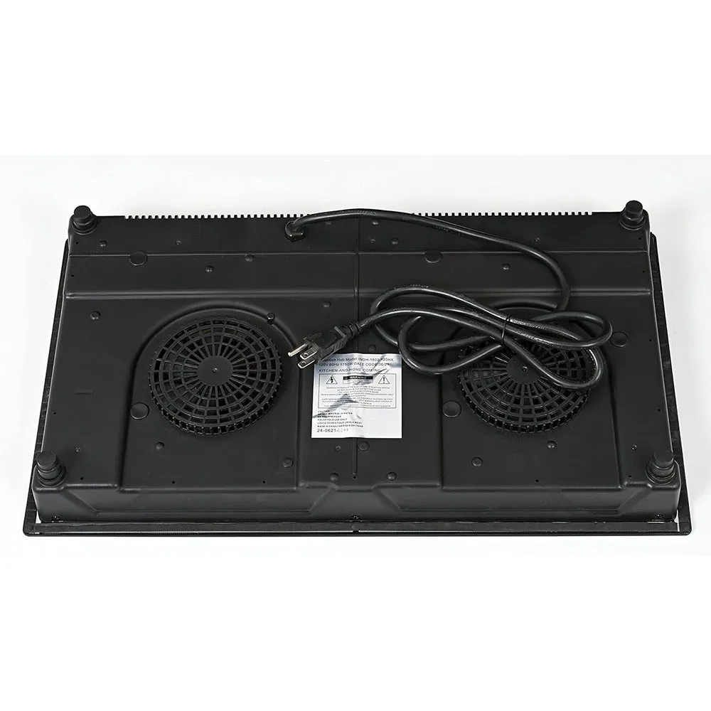 110V Induction Cooktop 2 Burners Electric Hob Cook Top Stove Ceramic Cooktop USA