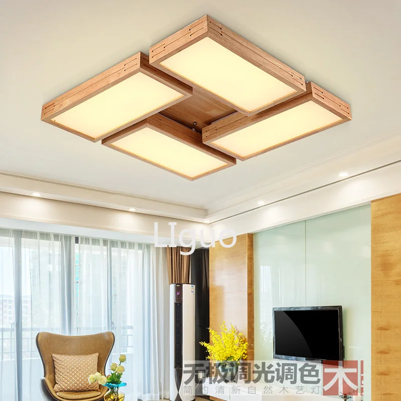 

LED Nordic Wooden Acrylic LED Lamp.LED Light.Ceiling Lights.LED Ceiling Light.Ceiling Lamp For Foyer Bedroom Dinning Room