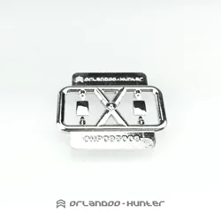 Enhanced Metal Front Bumper with Luggage Rack and Big Wheel Eyebrow (Reflective lens)