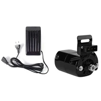 ABXF-Home Sewing Machine Motor Foot Pedal 220V 180W 0.9A Old Style Electric Sewing Machine Motor + Controller Kit EU Plug 1