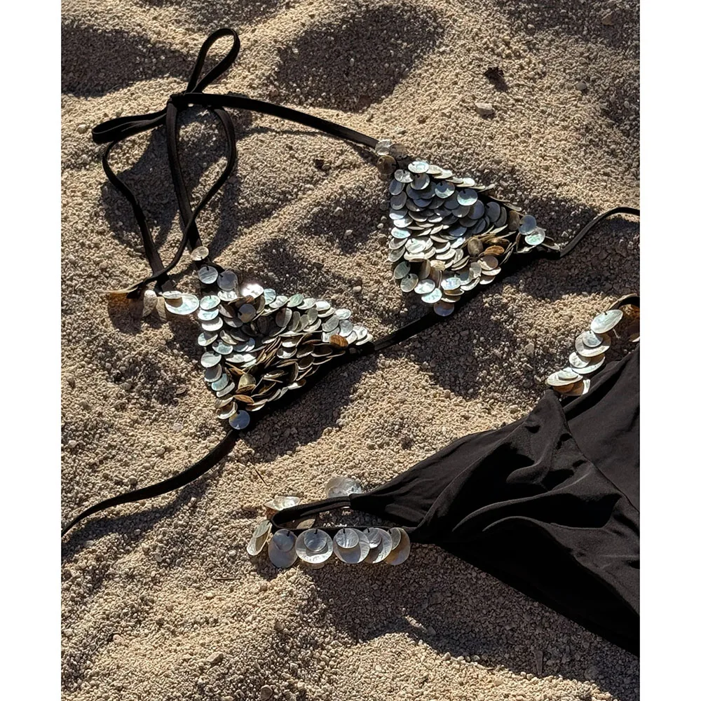 Sequins Patchwork Bikini Set 1 Sequins Patchwork Bikini Set 1