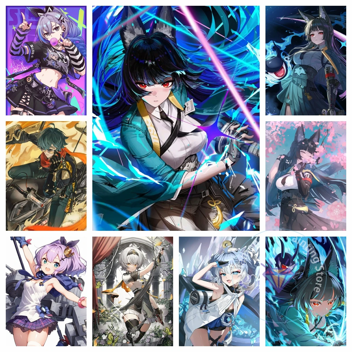 AB Diamond Painting Kit Game Z-Zenless-Zone-Zero 5D DIY Diamond