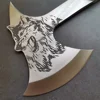 Multifunctional Outdoor Camping Axe Hunting Tools Wolf Head Survival Axes Portable Tactical Hatchet Tomahawk Emergency Gear 3