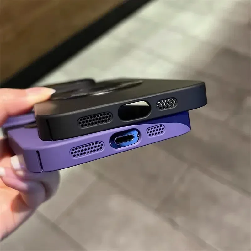 Magsafe Magnetic Case iPhone 16 15 14 13 12 11 Pro Max Cover iPhone 15 Pro Camera Film iphone case
