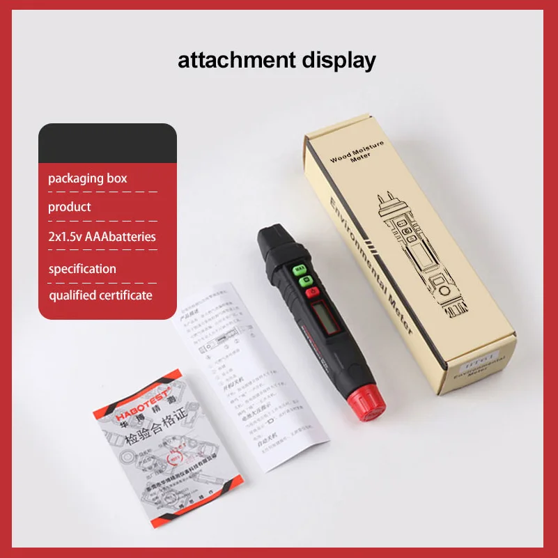 Gas Leak Detector HABOTEST Gas Leak Detector Alarm Combustible Gas Detector Natural Methane with Audible for All Types of Flammable Gases