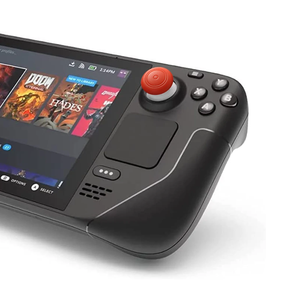 Gamepad Thumbstick Caps Case Soft Silicone Joystick Thumb Stick Grip Gel Guard Cap For Valve Steam Deck Steamdeck