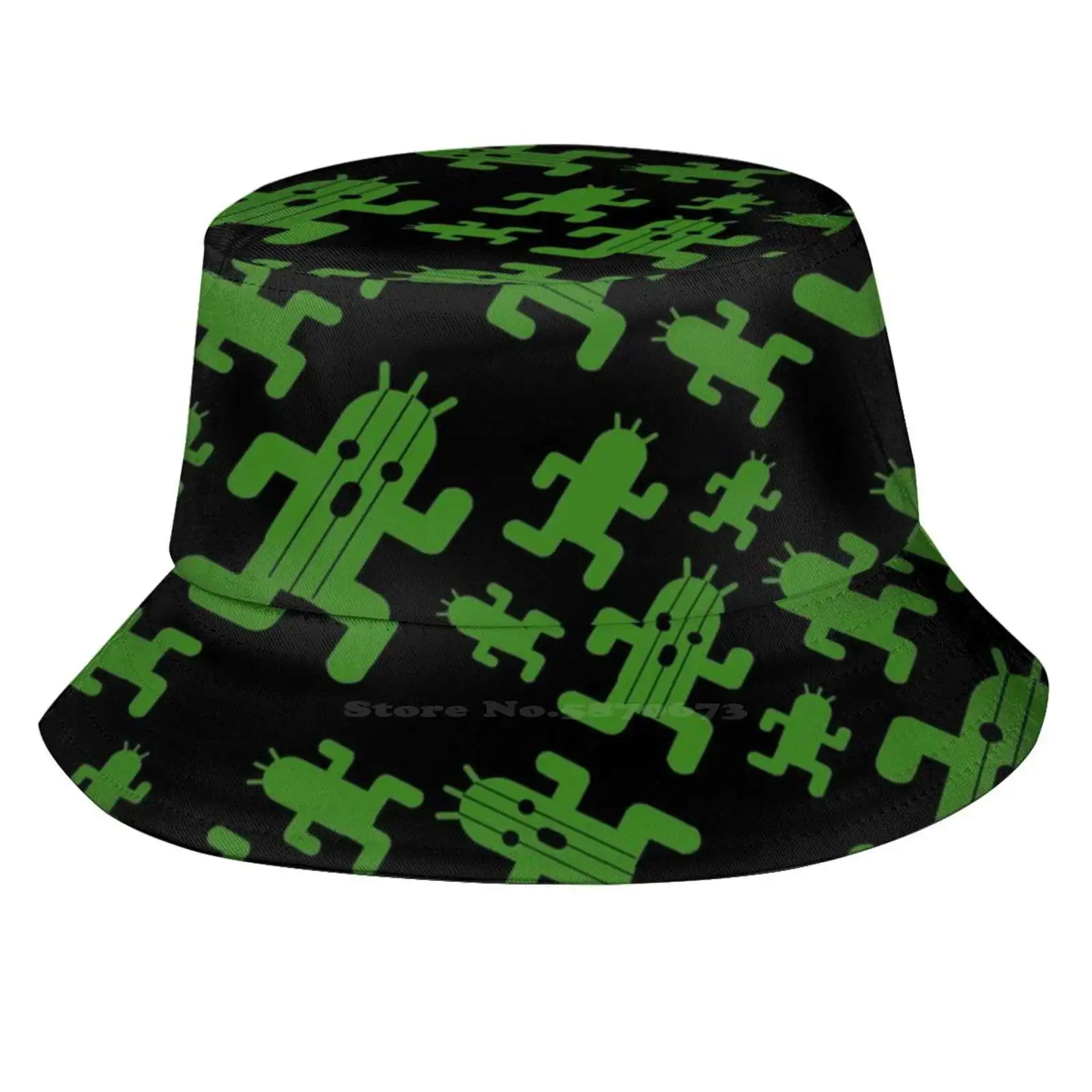 Cactuar Print Print Cappelli Da Pescatore Berretto Da Sole Ffiii Ffiv Ffviii Ffix Ffxiii Ffxv Ffxv Ff6 Ff7 Ff8 Ff9 Ff10 Ff11 Ff12 Ff13 Ff14 Ff15