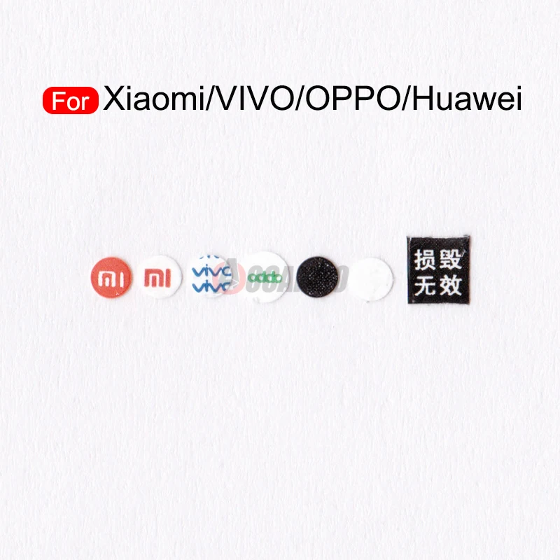 Cartoon Decoration Stickers Waterproof Stickers Cartoon Stickers Custom Stickers Retro Decoration Stickers Crystal Clay Stickers Warning Signs Stickers Neon Stickers Gothic Stickers Phone Adhesive Stickers Waterproof Seal Stickers Phone Dust Proof Mesh Sticker Phone Button Sticker Display Adhesive Sticker Battery Stickers Anti Radiation Stickers 2.5mm 4mm Repair Warranty Breakable Label Fragile Screw Sticker For Xiaomi For Redmi Huawei vivo oppo
