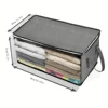2Pcs Nonwoven Storage Box Foldable Storage Bag Outdoor Clothing Organizer Dust and Moisture Resistant 6