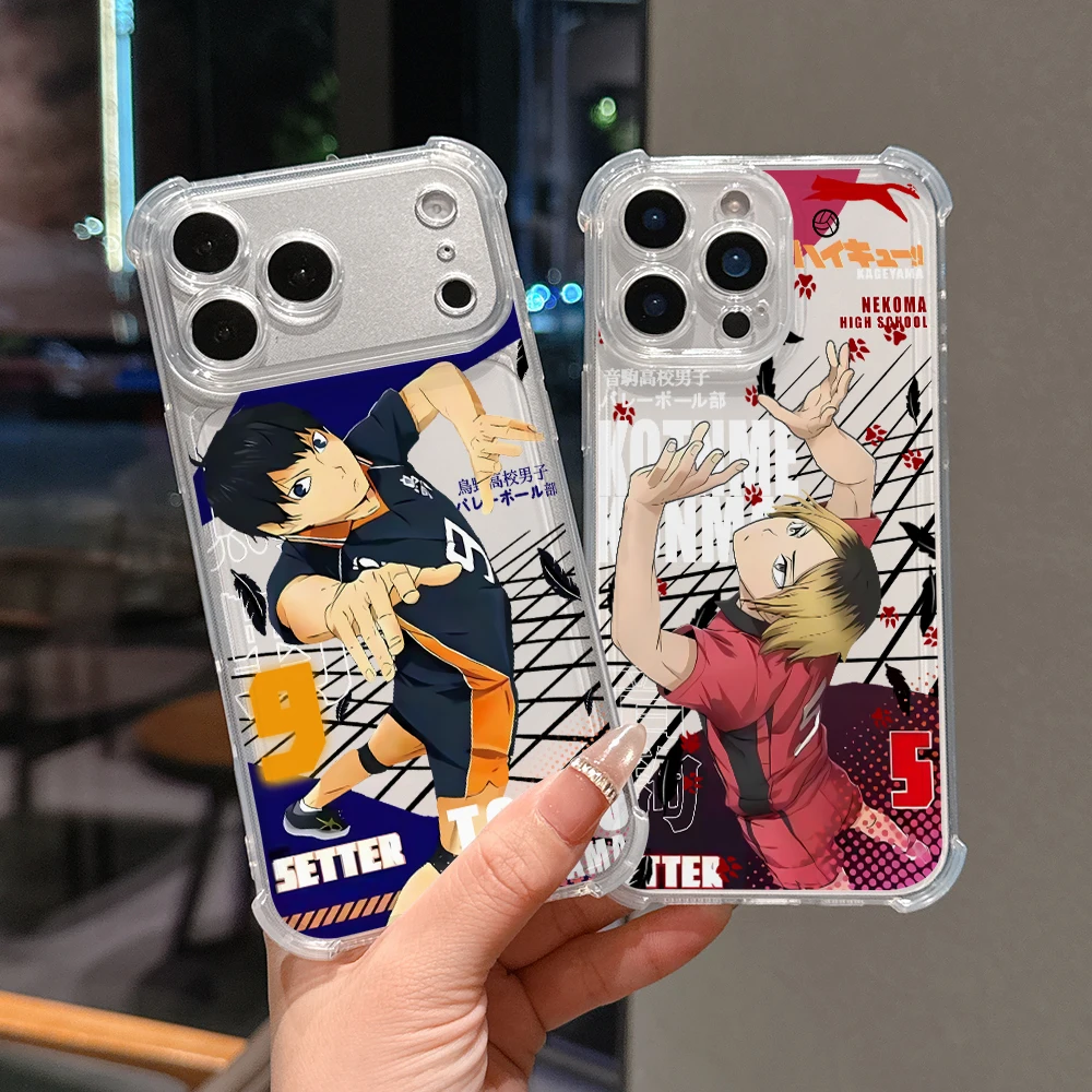 Vibrant Haikyuu Anime Shockproof Phone Case - Durable Protective Cover