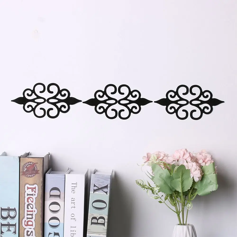 10PCS PVC Self-adhesive TV Background Home Decor Living Room Embellishment 3D Mural Flower Shape Decal Wallpaper Mirror Stickers