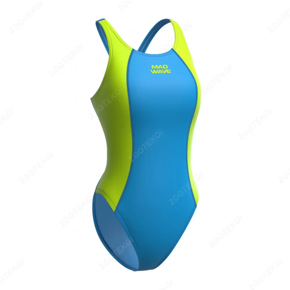 

Madwave Women Sexy Swimsuit Cozy Skinsuit Diving Surfing Race Pro Triathlon Training Body Physical Fitness Race Swimming Suit