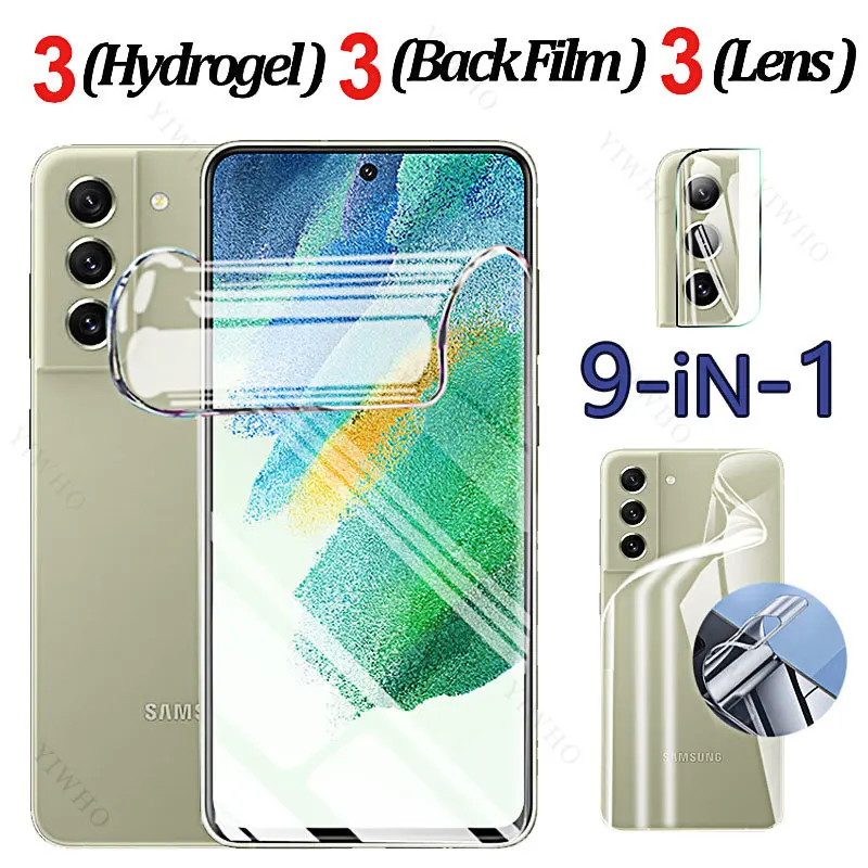 Per Samsung Galaxy S21 Fe Hd Protezione Dello Schermo Dell'Obiettivo Della Fotocamera Per Samsung Sumsung S 21 Fe S21Fe S21Fe Custodia Hydrogel Pellic