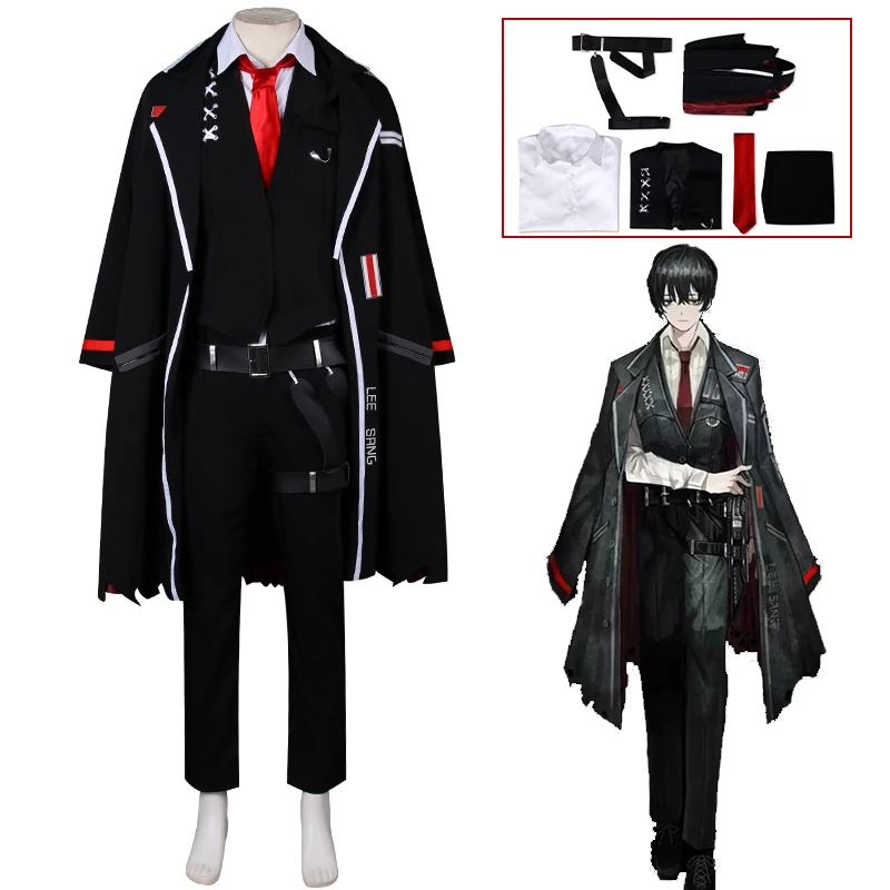 

Game Limbus Company Yi Sang Cosplay Costume Jacket Coat Pants Coordinate Carnival Halloween ComiCon Uniform For Men