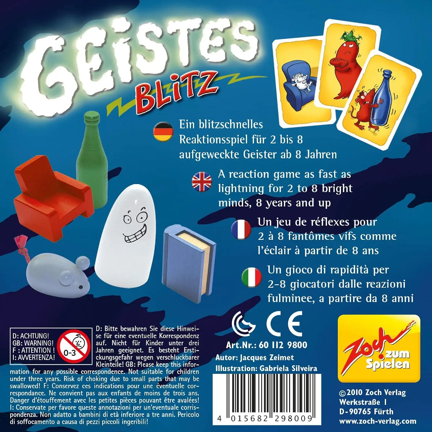 Family Game Card Game Geistes Blitz 1+2+3+4 Ghost Blitz Geistesblitz 5 Vor 12 Board Game 2