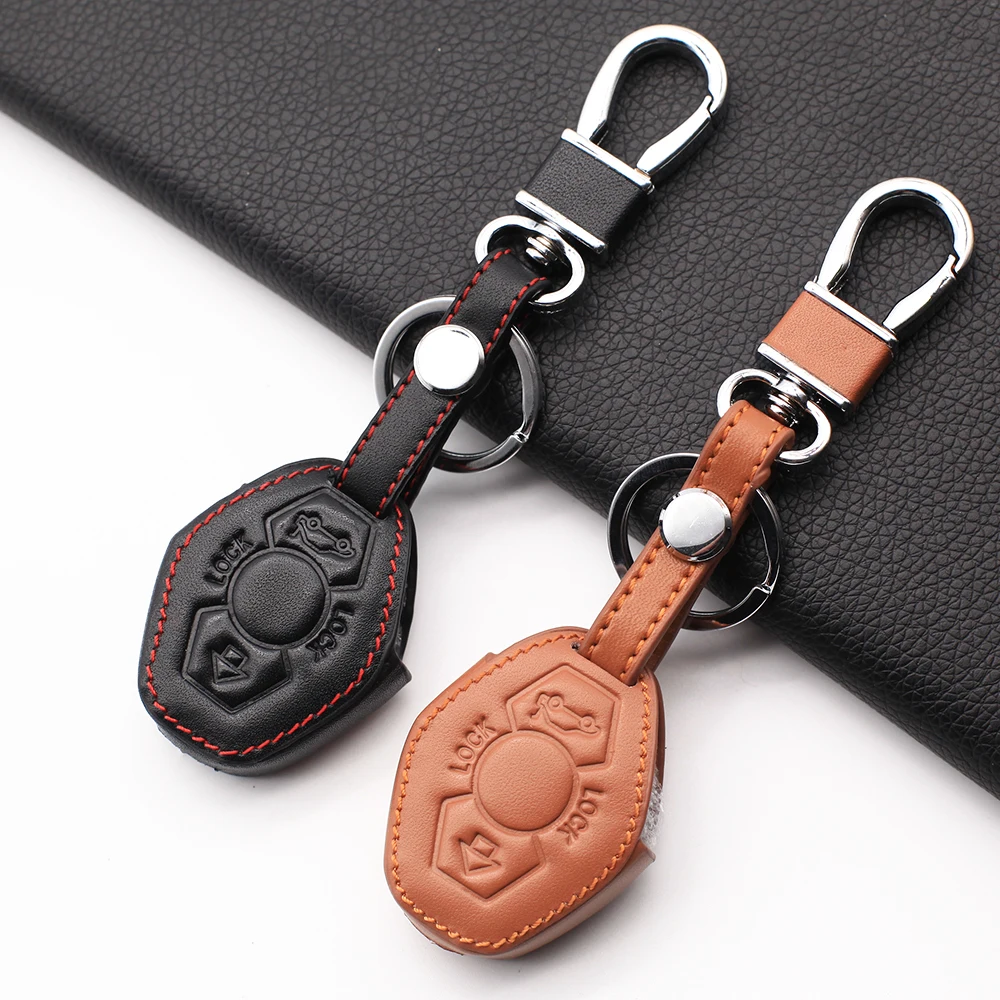 100% Leather Car Key Shell Case Cover Portabicchieri Car-Styling Set Per Bmw X3 X5 Z3 Z4 3 5 7 Series E38 E39 E46 E83 1998-2005 Fob