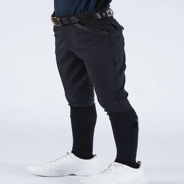 MXLLINA Boys Equestrian Pants Knee Silicone Horse Riding Leggings Child Competition Show High Quality Sport Tights Kids Clothes 5