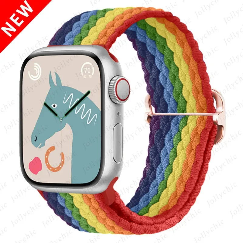 Braided Solo Loop Strap for Apple Watch - Stylish and Comfortable Wristband Accessory