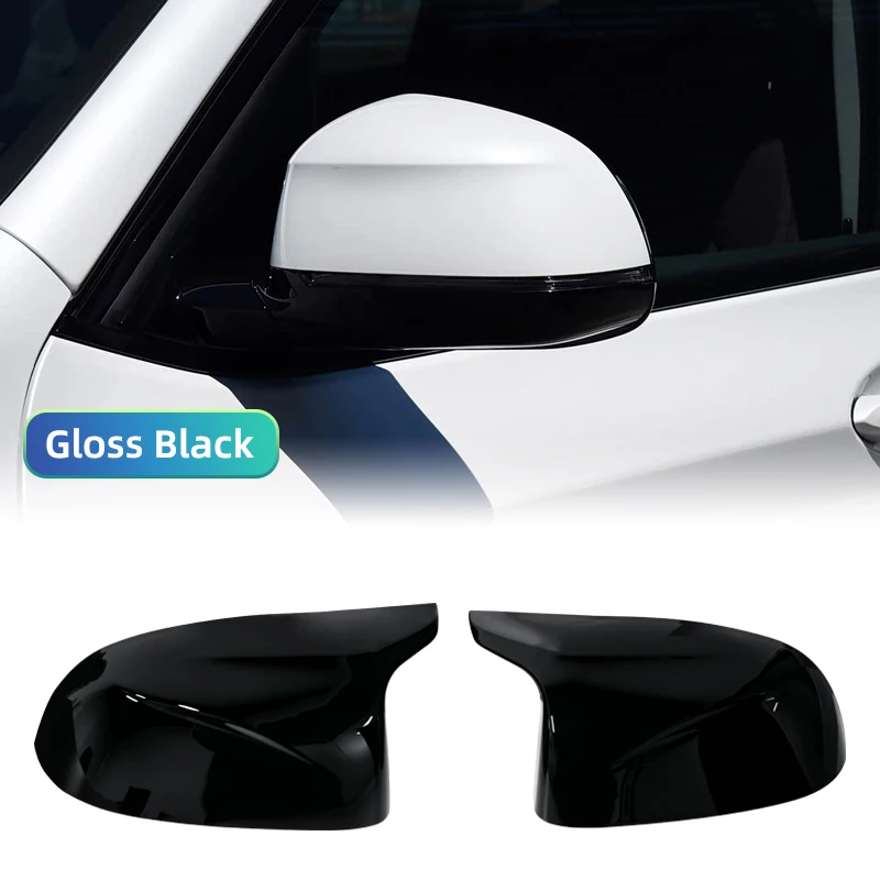 BMW X3 G01 X4 G02 X5 G05 X6 G06 X7 iX3 2018-2023 M 스타일 신형 화이트 사이드 미러 커버 X3M 외부 미러 커버